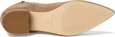 Marc Fisher LTD Leonna Women's Boots Medium Natural Suede : 6.5 M, Leather - Image 3
