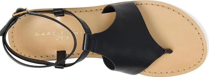 Marc Fisher LTD Lille Women's Dress Sandals Black Leather : 6 M - Image 2