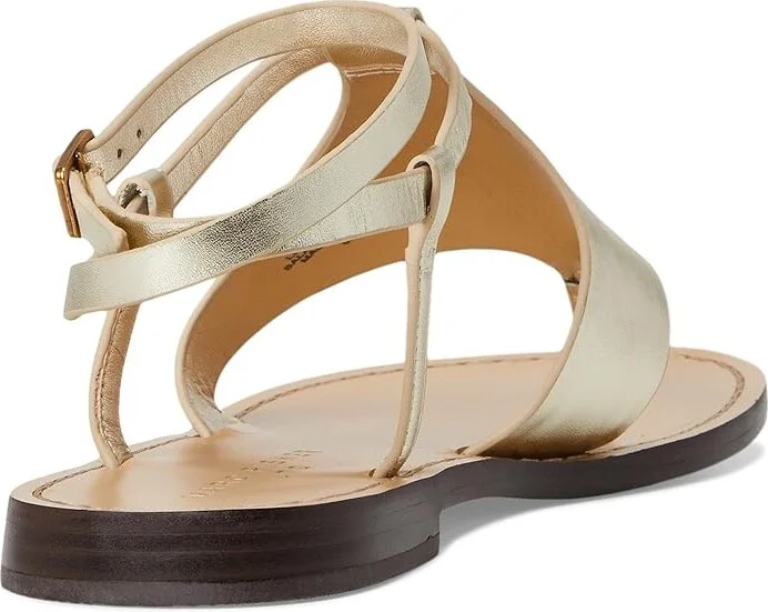 Marc Fisher LTD Lille Women's Dress Sandals Gold Leather : 6.5 M - Image 4