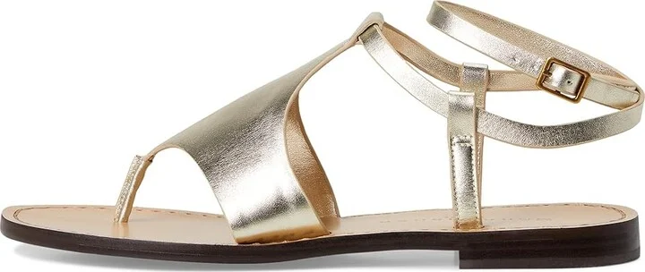 Marc Fisher LTD Lille Women's Dress Sandals Gold Leather : 6.5 M - Image 6