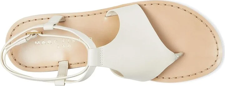 Marc Fisher LTD Lille Women's Dress Sandals Ivory Leather : 9.5 M - Image 2