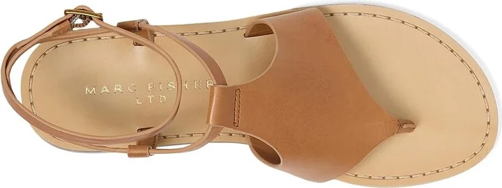 Marc Fisher LTD Lille Women's Dress Sandals Medium Natural Leather : 6.5 M - Image 2