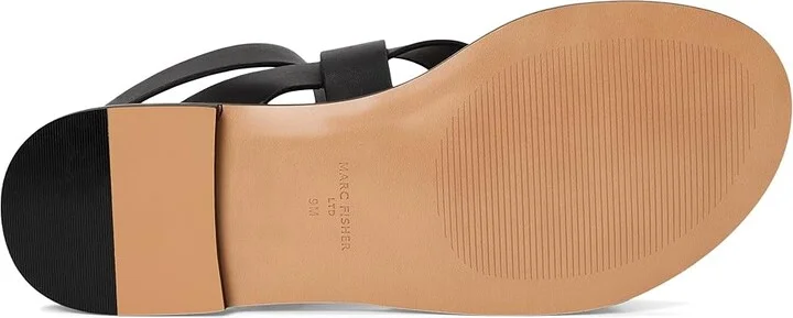 Marc Fisher LTD Lollie Women's Dress Sandals Black Leather : 8.5 M - Image 3