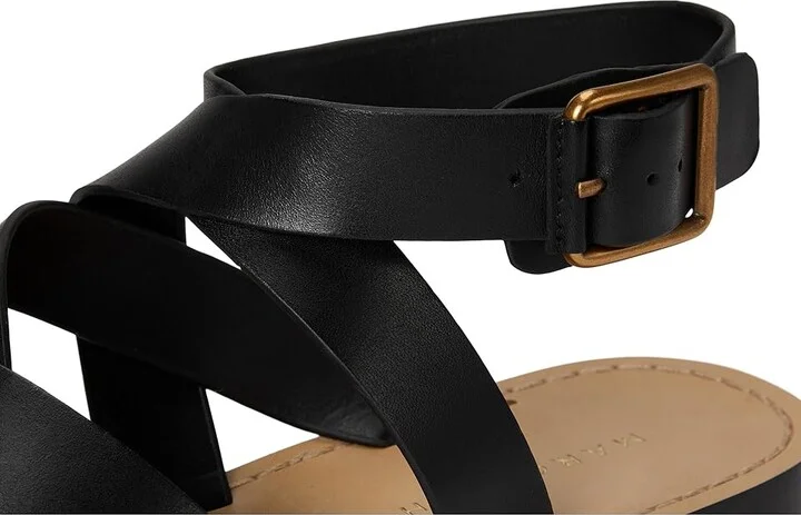 Marc Fisher LTD Lollie Women's Dress Sandals Black Leather : 8.5 M - Image 7