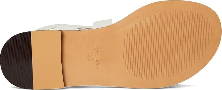 Marc Fisher LTD Lollie Women's Dress Sandals Ivory Leather : 6.5 M - Image 3