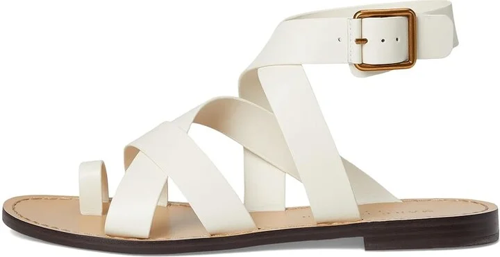 Marc Fisher LTD Lollie Women's Dress Sandals Ivory Leather : 6.5 M - Image 6