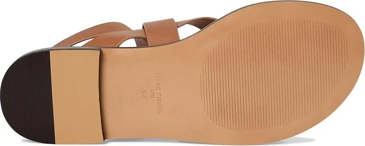 Marc Fisher LTD Lollie Women's Dress Sandals Medium Natural Leather : 10 M - Image 3