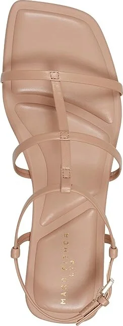 Marc Fisher LTD Marris Women's Sandals Medium Natural Leather : 9 M - Image 2
