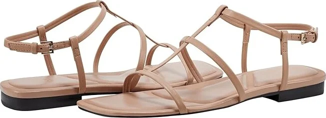 Marc Fisher LTD Marris Women's Sandals Medium Natural Leather : 9 M