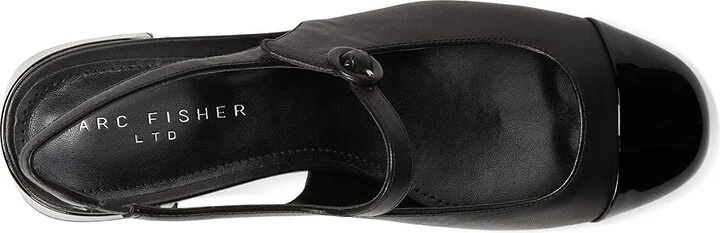 Marc Fisher LTD Martie High Women's Heels Black : 6 M, Leather - Image 2
