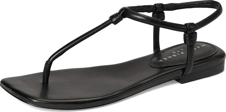 Marc Fisher LTD Maycee Women's Wedge Shoes Black Leather : 6 M - Image 5