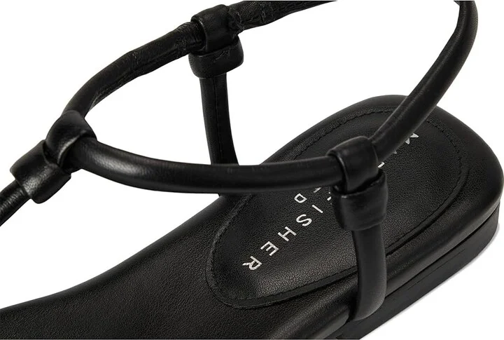 Marc Fisher LTD Maycee Women's Wedge Shoes Black Leather : 6 M - Image 7