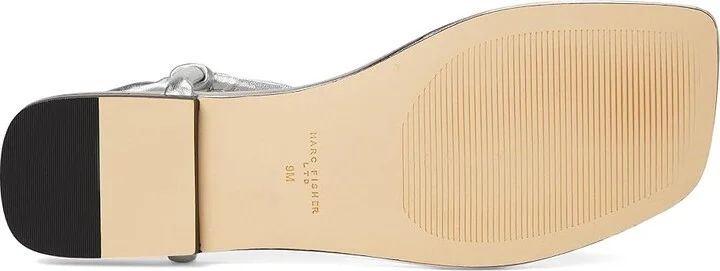 Marc Fisher LTD Maycee Women's Wedge Shoes Silver Leather : 7.5 M - Image 3