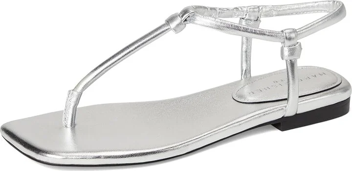Marc Fisher LTD Maycee Women's Wedge Shoes Silver Leather : 7.5 M - Image 5