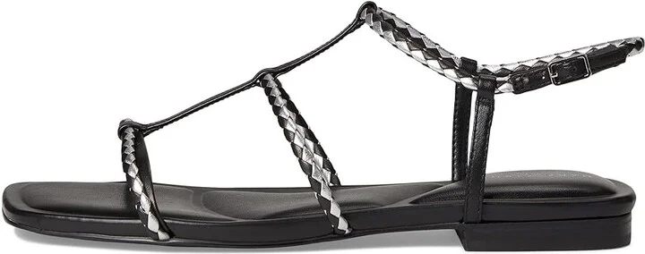 Marc Fisher LTD Maze Women's Dress Sandals Black Leather : 8.5 M, Rubber/Synthetic - Image 6