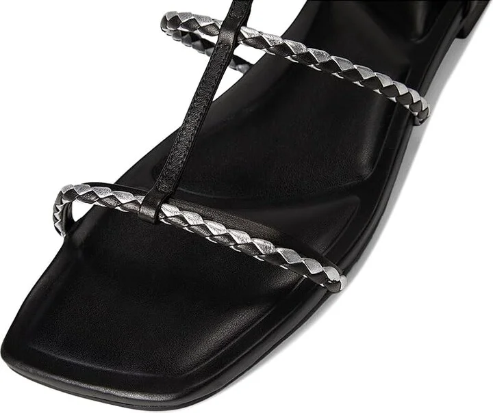 Marc Fisher LTD Maze Women's Dress Sandals Black Leather : 8.5 M, Rubber/Synthetic - Image 7