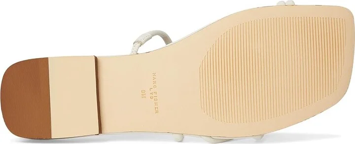 Marc Fisher LTD Mazza Women's Dress Sandals Cream Leather : 7.5 M - Image 3