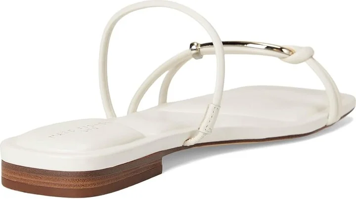 Marc Fisher LTD Mazza Women's Dress Sandals Cream Leather : 7.5 M - Image 4