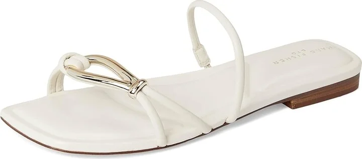 Marc Fisher LTD Mazza Women's Dress Sandals Cream Leather : 7.5 M - Image 5