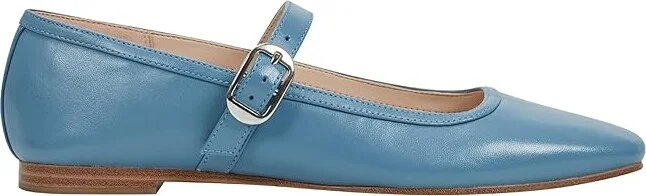 Marc Fisher LTD Mlgarissa Women's Flat Shoes Blue Leather : 6.5 M - Image 6