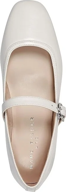Marc Fisher LTD Mlgarissa Women's Flat Shoes Ivory Leather : 8.5 M - Image 2