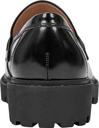 Marc Fisher LTD Mlozzie Women's Flat Shoes Black Leather : 8 M - Image 4