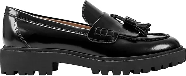 Marc Fisher LTD Mlozzie Women's Flat Shoes Black Leather : 8 M - Image 6