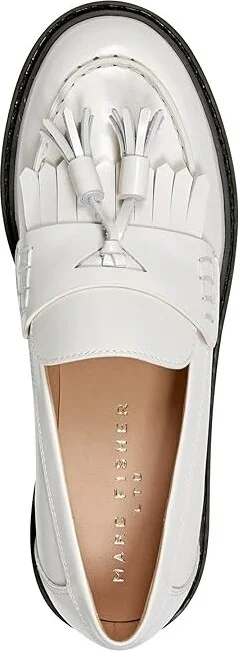 Marc Fisher LTD Mlozzie Women's Flat Shoes Ivory : 8 M, Leather - Image 2