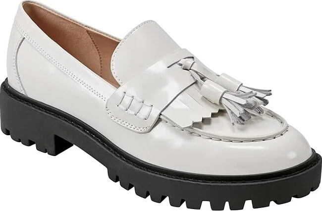 Marc Fisher LTD Mlozzie Women's Flat Shoes Ivory : 8 M, Leather - Image 5