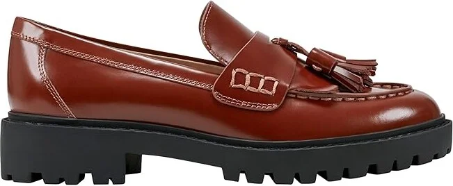 Marc Fisher LTD Mlozzie Women's Flat Shoes Medium Brown Leather : 8 M - Image 6