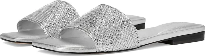 Marc Fisher LTD Murphy Women's Wedge Shoes Silver : 7.5 M
