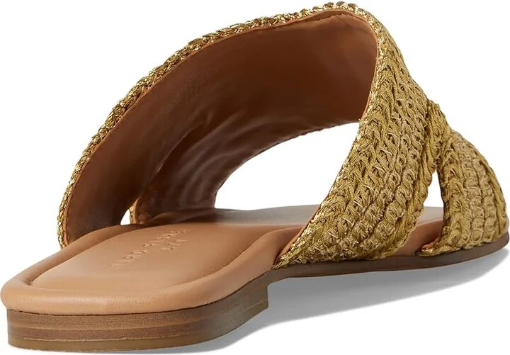 Marc Fisher LTD Narda Women's Sandals Gold : 9 M, Synthetic - Image 4