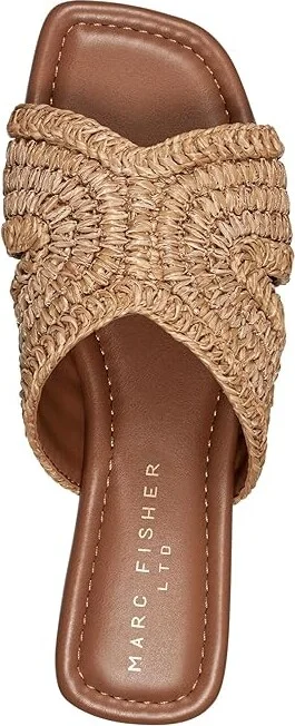 Marc Fisher LTD Narda Women's Sandals Light Natural : 6 M, Synthetic - Image 2