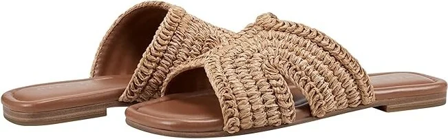 Marc Fisher LTD Narda Women's Sandals Light Natural : 6 M, Synthetic