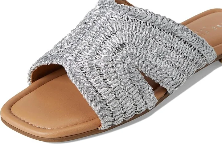 Marc Fisher LTD Narda Women's Sandals Silver : 5 M, Synthetic - Image 7