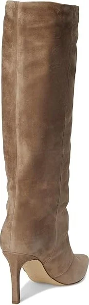 Marc Fisher LTD Narysa Women's Boots Light Natural Suede : 8 M, Rubber/Suede/Textile - Image 4
