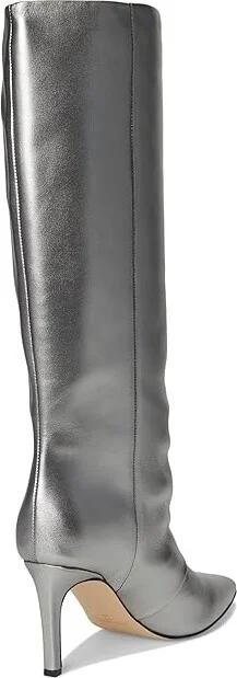 Marc Fisher LTD Narysa Women's Boots Pewter Leather : 9.5 M, Rubber/Suede/Textile - Image 7