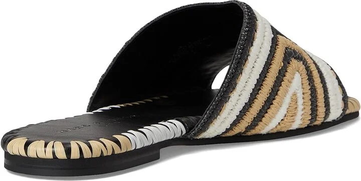 Marc Fisher LTD Nottie Women's Dress Sandals Black/Cream/Natural : 8 M, Synthetic - Image 4