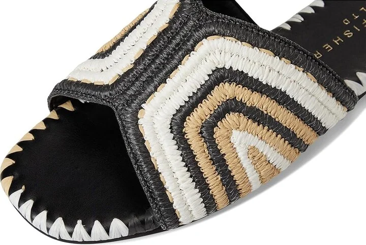Marc Fisher LTD Nottie Women's Dress Sandals Black/Cream/Natural : 8 M, Synthetic - Image 7
