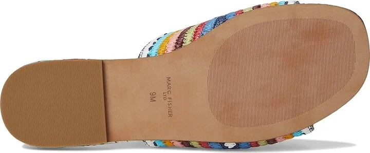Marc Fisher LTD Nottie Women's Dress Sandals Dark Blue : 7.5 M, Synthetic - Image 3