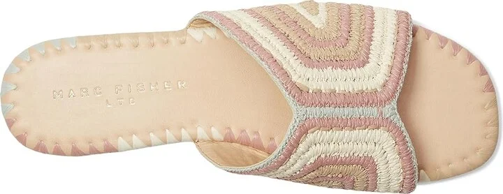 Marc Fisher LTD Nottie Women's Dress Sandals Natural/Cream : 8 M, Synthetic - Image 2