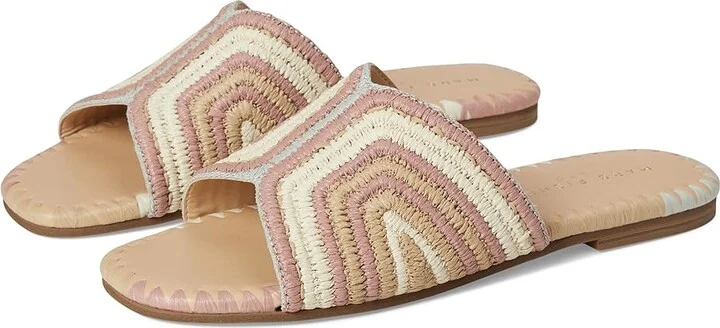 Marc Fisher LTD Nottie Women's Dress Sandals Natural/Cream : 8 M, Synthetic