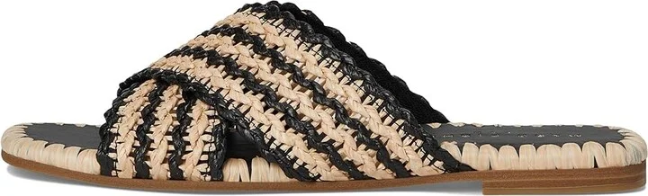 Marc Fisher LTD Nylie Women's Dress Sandals Black/Light Natural : 9 M, Rubber/Synthetic - Image 6