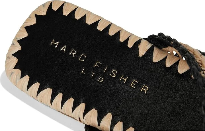 Marc Fisher LTD Nylie Women's Dress Sandals Black/Light Natural : 9 M, Rubber/Synthetic - Image 7