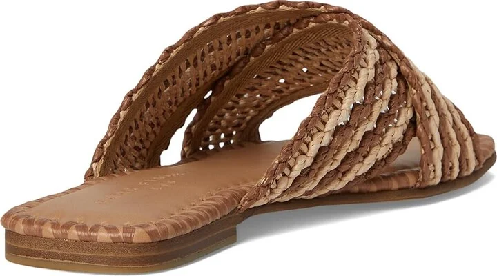 Marc Fisher LTD Nylie Women's Dress Sandals Brown/Light Natural : 7 M, Rubber/Synthetic - Image 4