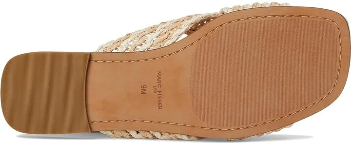 Marc Fisher LTD Nylie Women's Dress Sandals Cream/Light Natural : 7.5 M, Rubber/Synthetic - Image 3