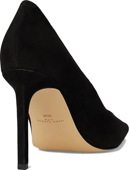 Marc Fisher LTD Olivy High Women's Heels Black Suede : 8 M, Leather - Image 4