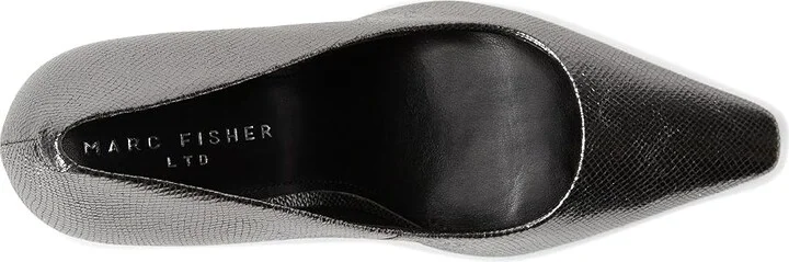 Marc Fisher LTD Olivy High Women's Heels Pewter Snake Leather : 6.5 M - Image 2