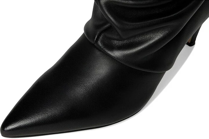 Marc Fisher LTD Paityn Women's Boots Black Leather : 9.5 M - Image 2