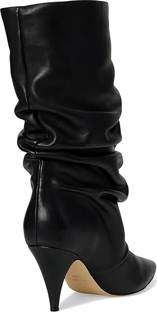 Marc Fisher LTD Paityn Women's Boots Black Leather : 9.5 M - Image 4
